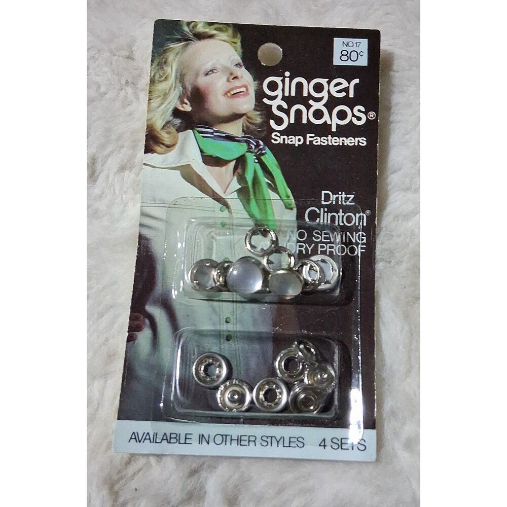 Ginger Snaps Snap Fasteners Dritz Clinton Sewing